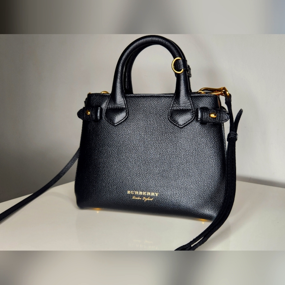 Burberry Baby Banner Black Tote